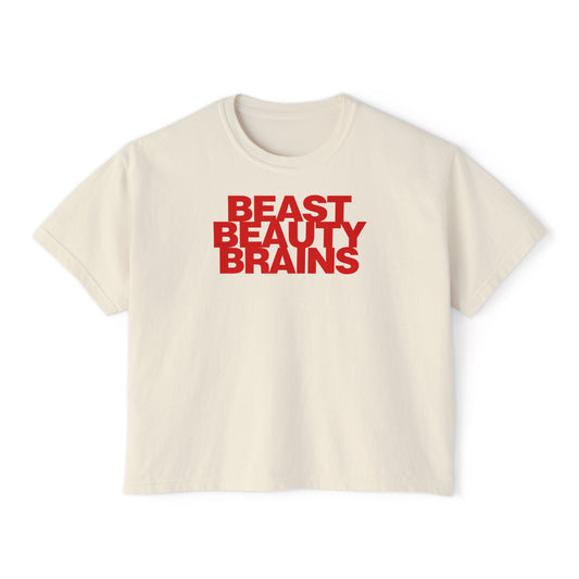 Beast Beauty Brains Iconic Boxy Tee