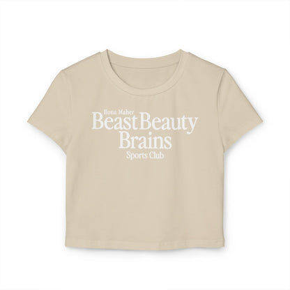 Beast Beauty Brains Sports Club Baby Tee
