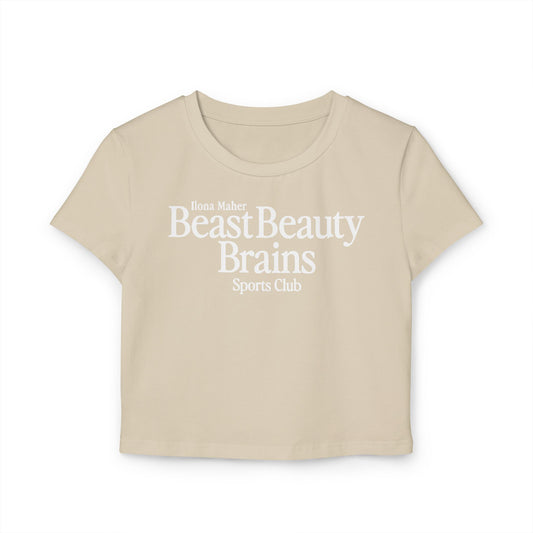 Beast Beauty Brains Sports Club Baby Tee