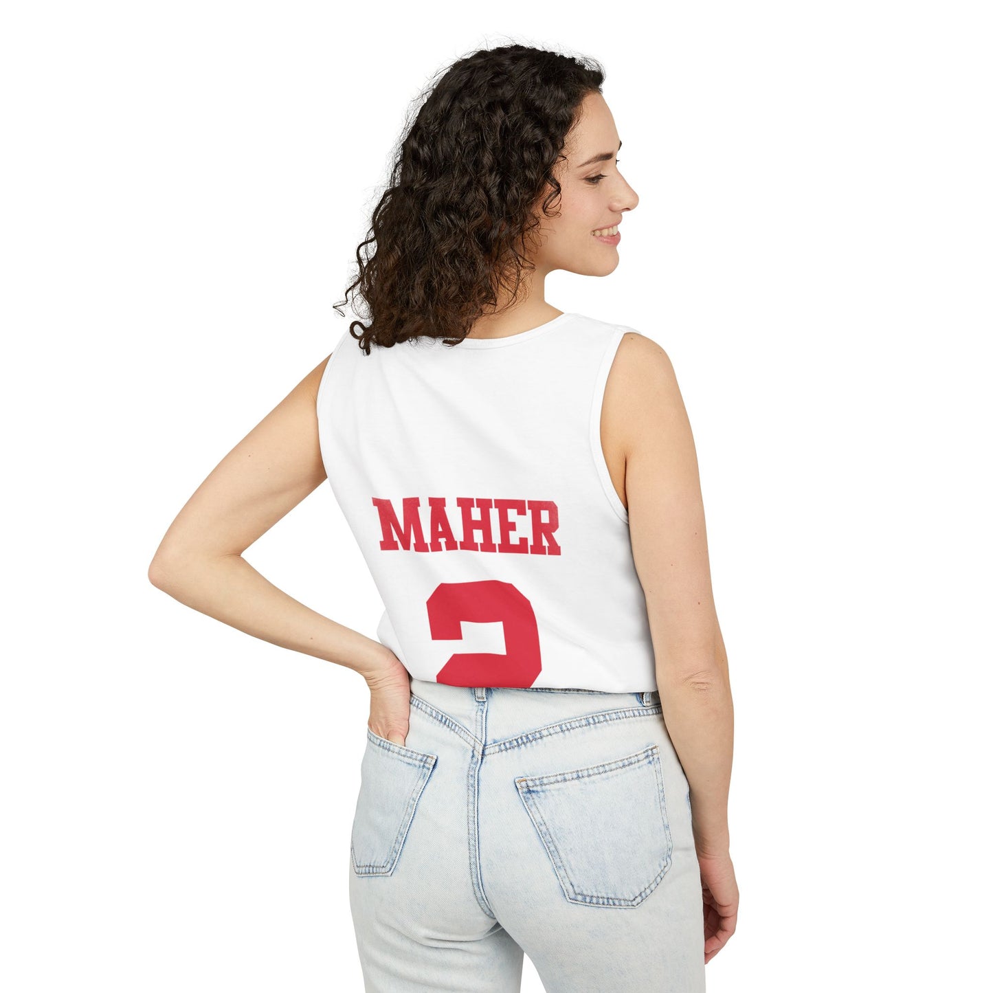 Maher-Spangled Banner Unisex Garment-Dyed Tank Top